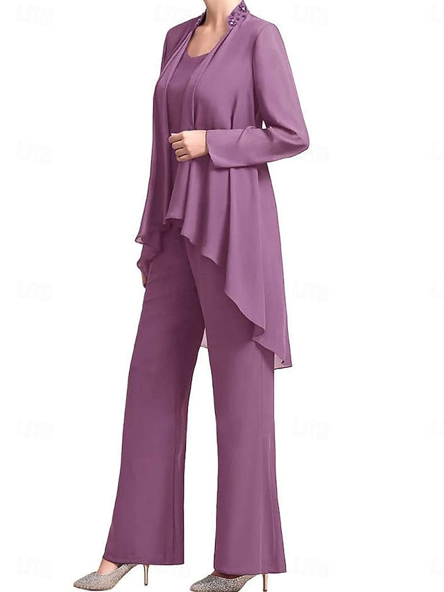 Elegant Bride Pantsuit Dress the of Wedding Simple Guest Mother