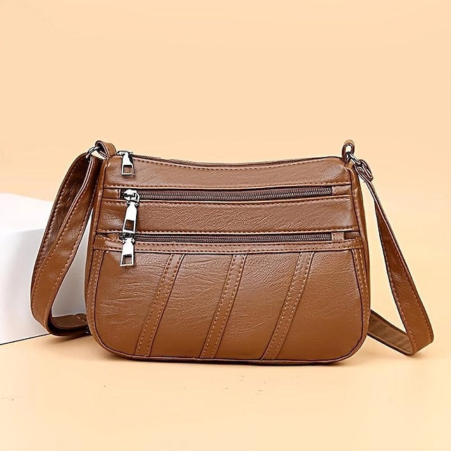 Crossbody Black Stylish Women's Bag – Faux Leather