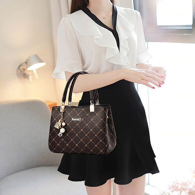 Sac à main en cuir PU pour femme et homme
