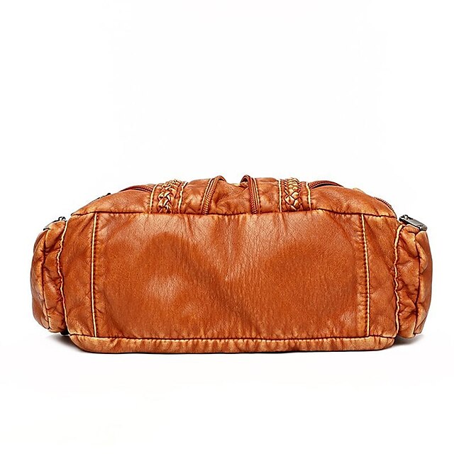 Tasche Stylish - Vintage Schulter Damen Braun Leder