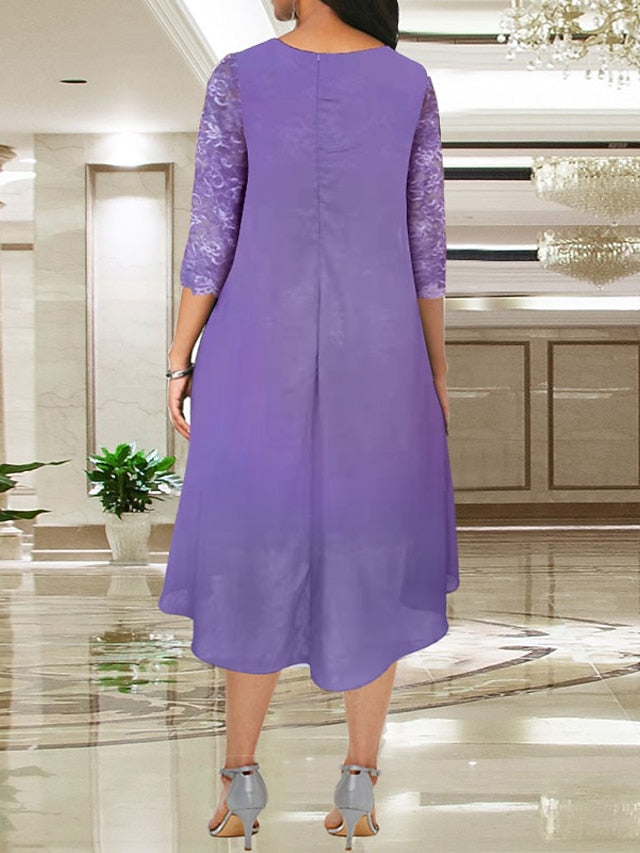 Wedding of Guest Beach Dress the A-Line Mother Bride