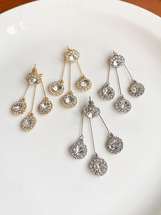 Sparkling Dangle for Women – Earrings Elegant Crystal