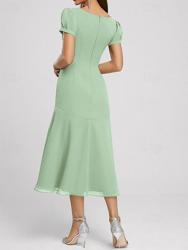 Bride Formal A-Line Wedding of Elegant Mother Dress Guest the