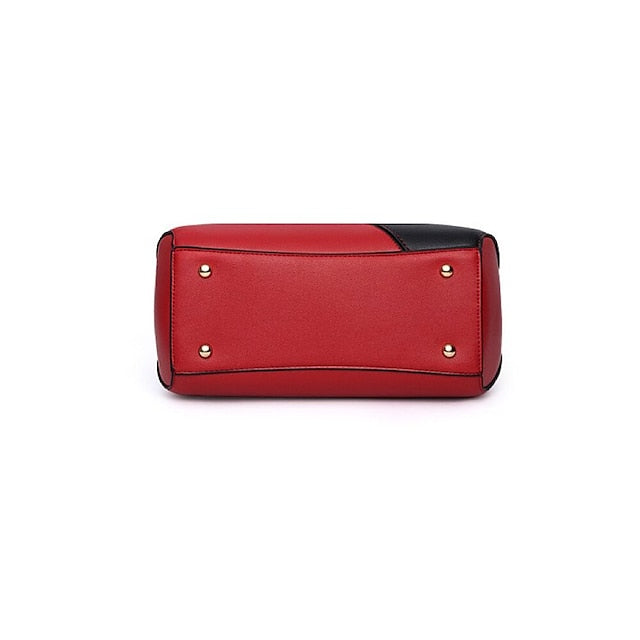 Shoulder Diaper Handbag PU Bag Women's Tote Leather