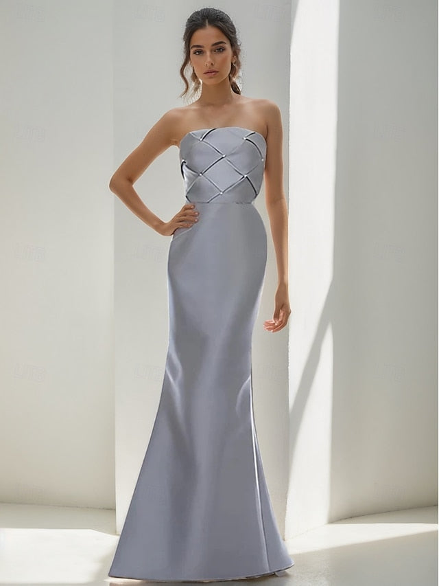Gown Elegant Evening Dress Mermaid Formal / Trumpet Black
