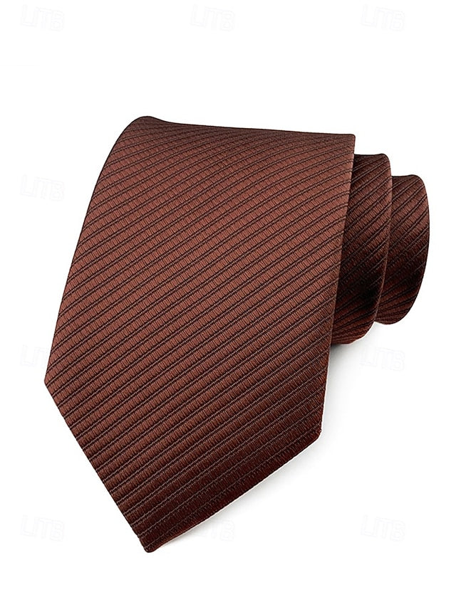 tie Men's striped satin