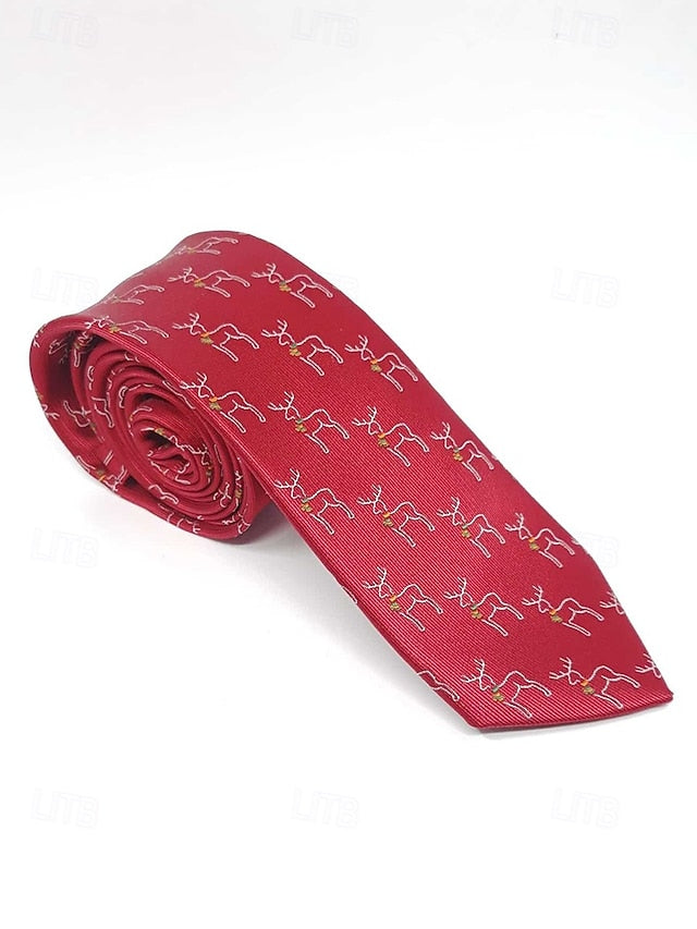 Necktie Santa Christmas Men's with