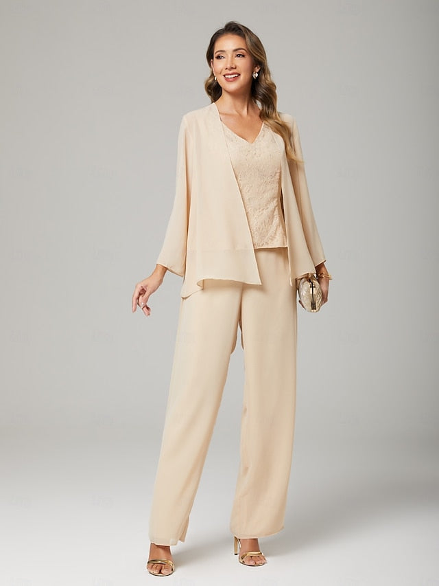 Formal Wedding Piece 3 Dress Pantsuit Mother the Bride of Guest