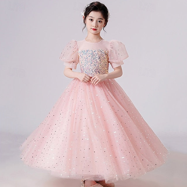 Dress Flower Princess Girl Girls' Kid's