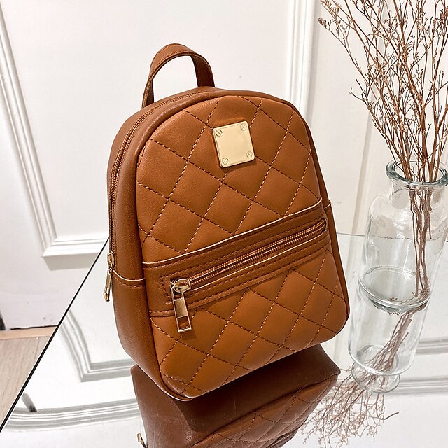 Sac à dos avant avec poche matelassée zippée élégante et mini