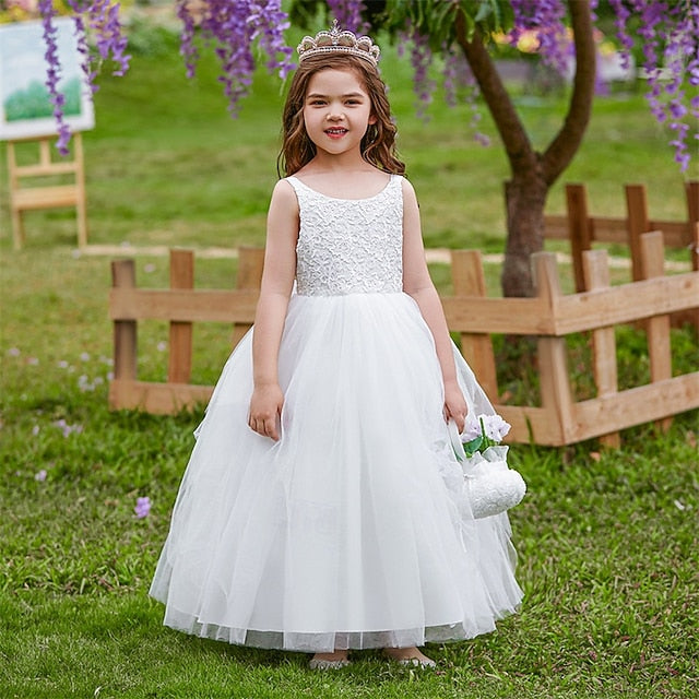 Flower Girl Dress Kid's Princess Girls'