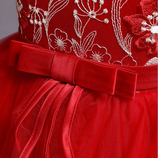 Sequin Dress Flower Girls' Kids Sleeveless Girl