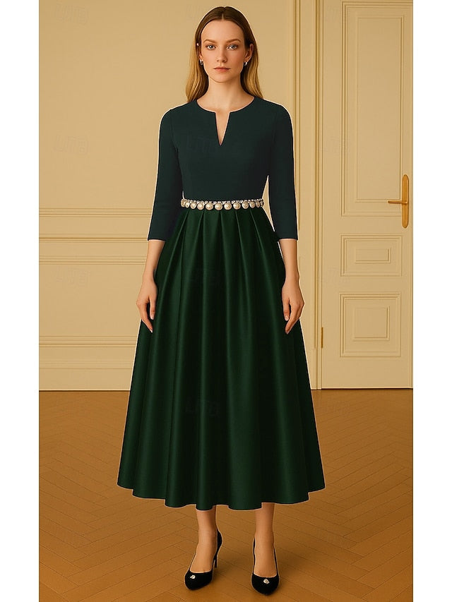 Dress Formal Tea Cocktail A-Line Wedding Elegant Dresses