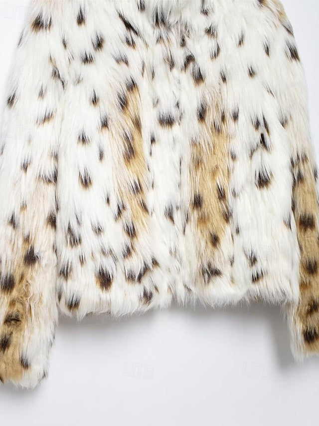 Furs Women's Fur Warm Coat Faux Leathers Comfortable