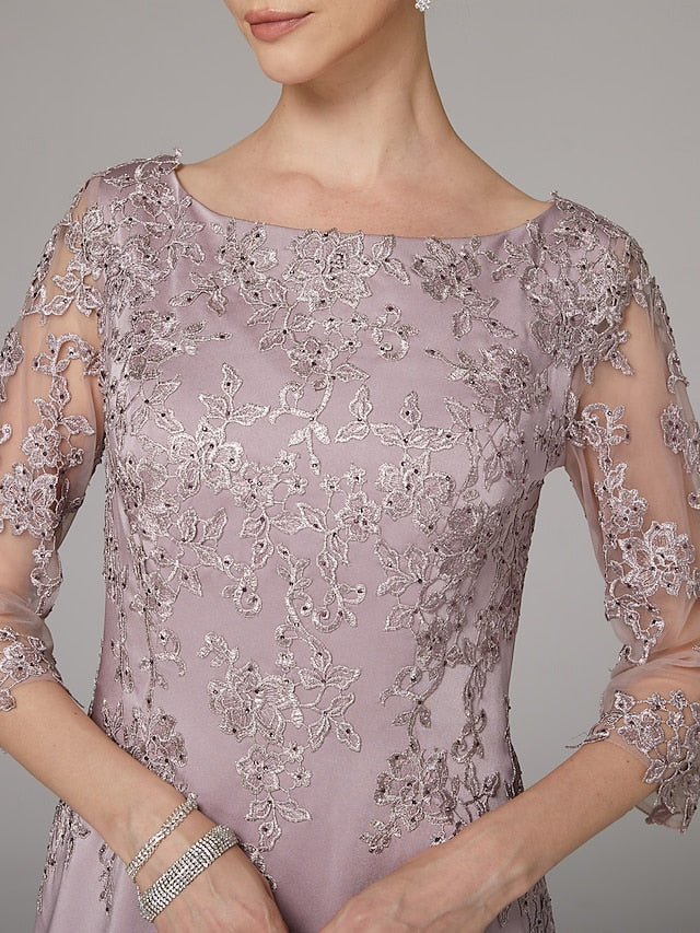 Wedding of Dress the Mother Bride Elegant Sheath Beach