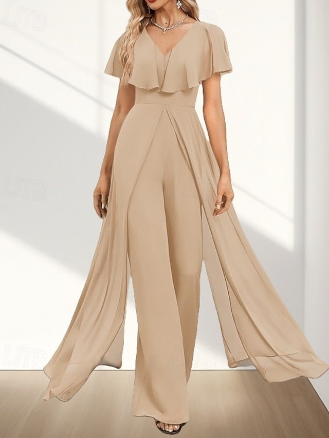 Wedding Bride of Pantsuit Dress Guest Jumpsuit / the Mother