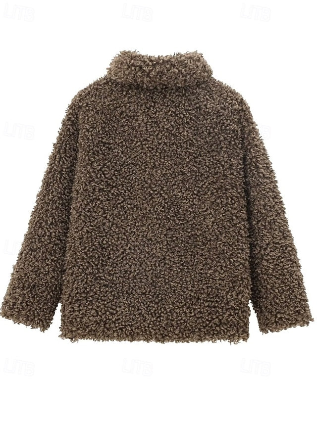 Warm Coat Teddy Fur Comfortable Women's Faux Furs