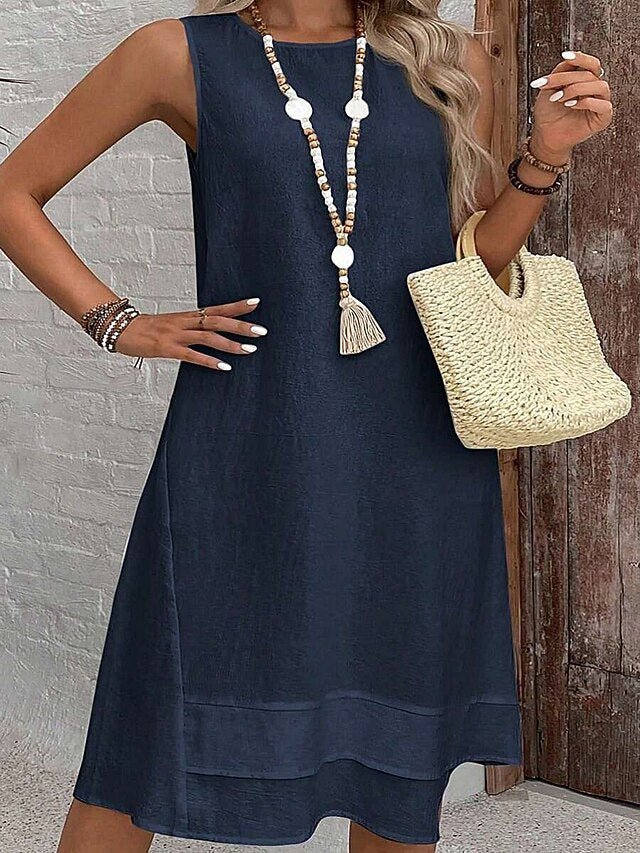 Women's Midi Dress Summer Dress Casual Daily Regular Fit