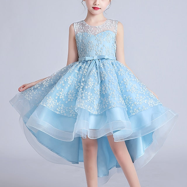 Girls' Princess Girl Flower Party Dress