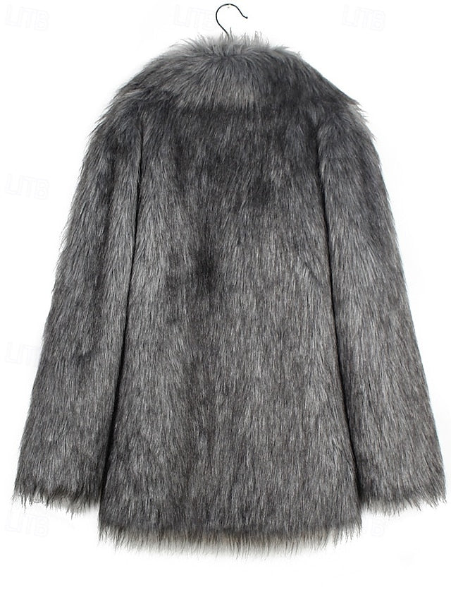 Fur Women's Furs Warm Comfortable Coat Faux