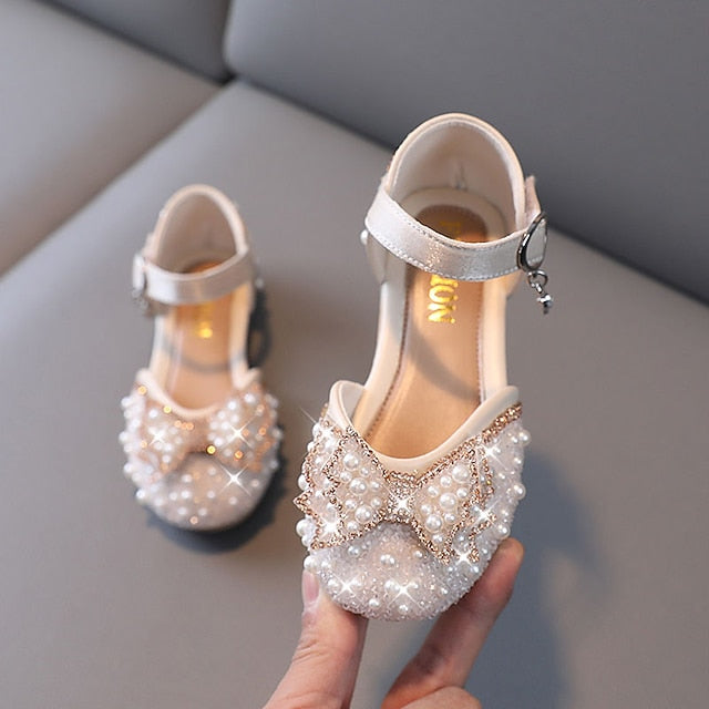 Flats PU Dress Lolita Glitters Girls' Shoes Daily Rubber
