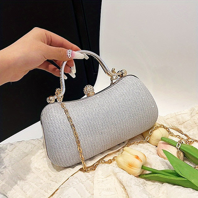 Sac à main en cuir pour femme, pochette de soirée en PU