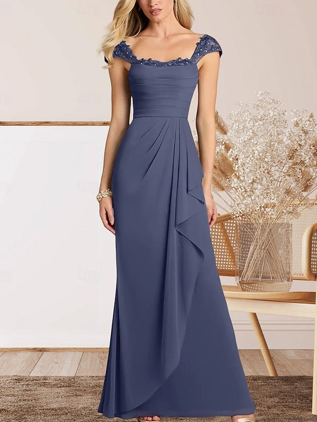 Bride A-Line Mother of the Dress Elegant Wedding Guest