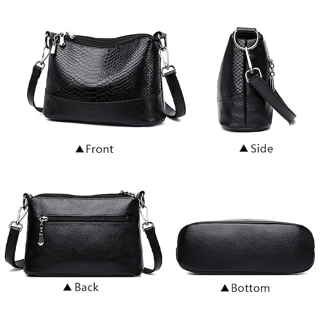Leder Hobo Umhängetasche Schulter PU Damen
