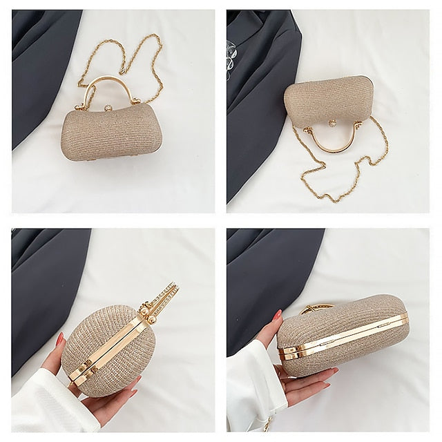 Sac à main en cuir pour femme, pochette de soirée en PU
