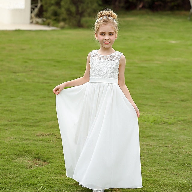 Lace Kid's Flower Girl Girls' Formal Dress