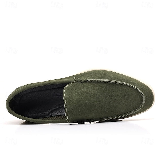 Loafers – Slip-On Faux Casual Blue Men's Light Breathable