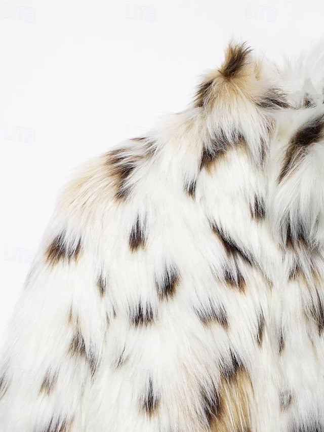 Furs Women's Fur Warm Coat Faux Leathers Comfortable