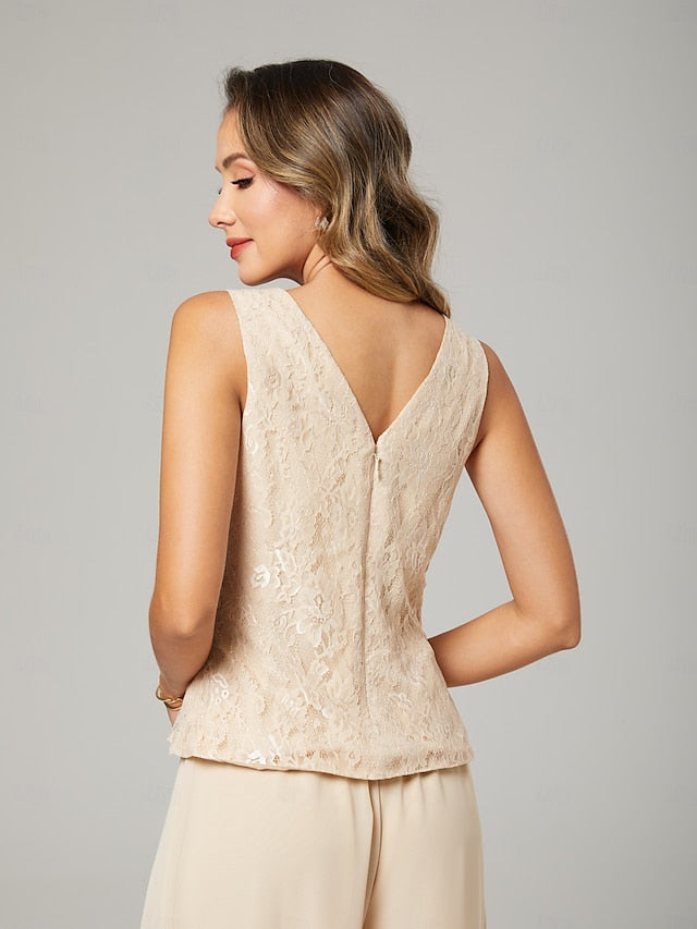 Formal Wedding Piece 3 Dress Pantsuit Mother the Bride of Guest