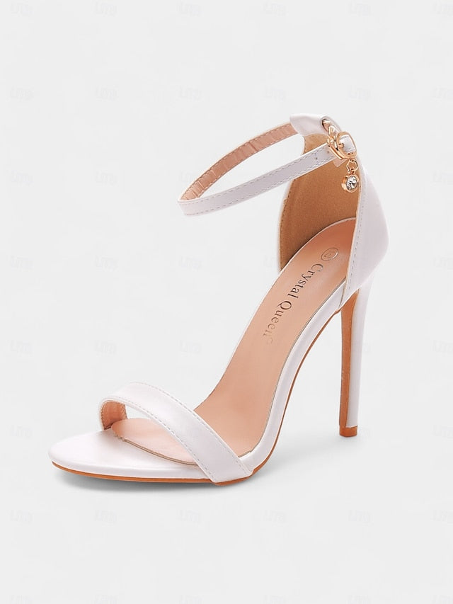 Metallic Women Heel Wedding Sleek – Sandals for Stiletto