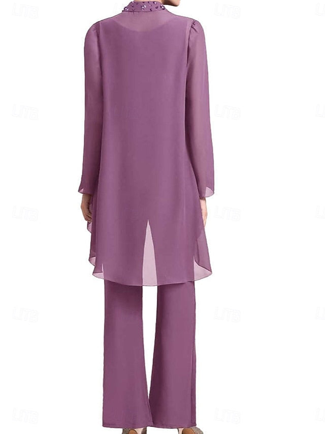 Elegant Bride Pantsuit Dress the of Wedding Simple Guest Mother