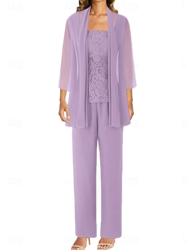 of Mother Bride Guest Dress Pantsuit Elegant Simple Wedding the