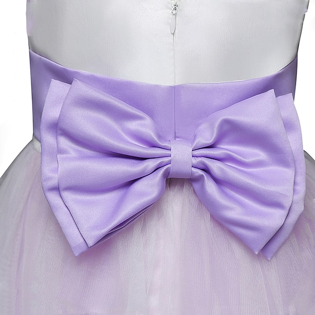 Kids Flower Girl Girls' Sleeveless Dress Wedding