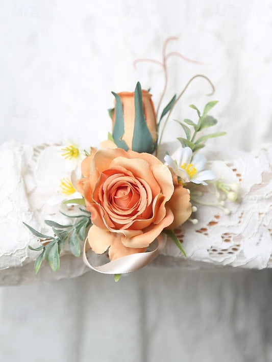 Wedding Corsage and Boutonniere Artificial Elegant – Wrist
