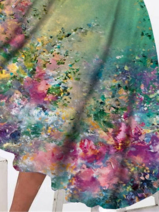 Women's Midi Dress Casual Dress Winter Dress Swing Dress