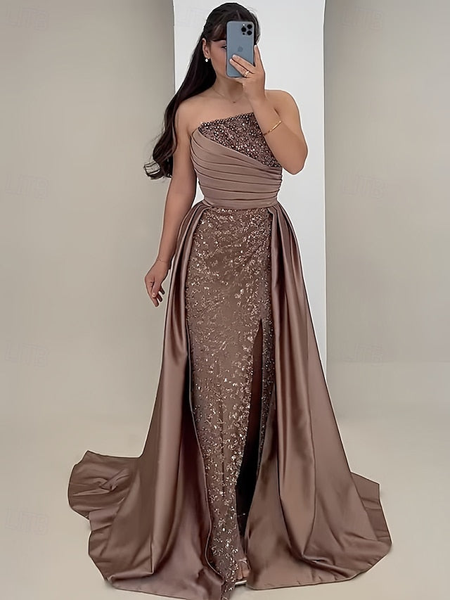 Evening Trumpet / A-Line Gown Mermaid Formal Dress Elegant
