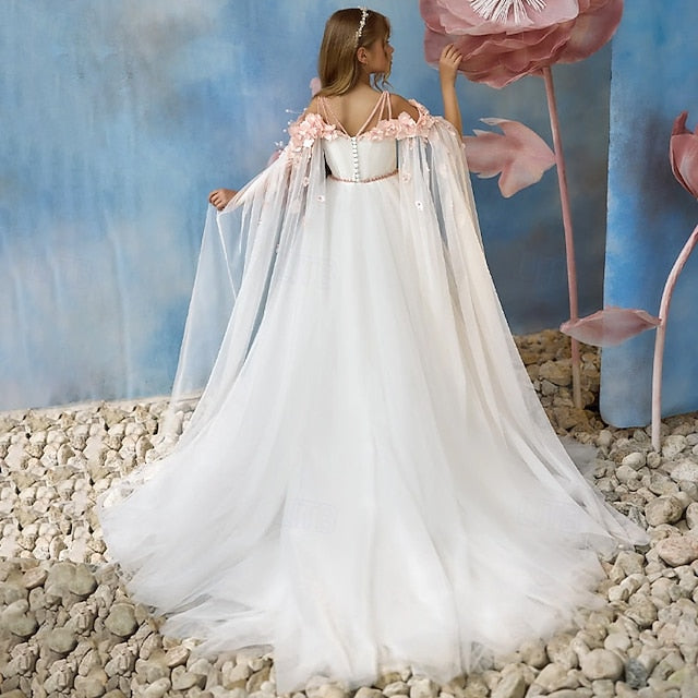 Party First Girls' Dress Communion Girl Flower