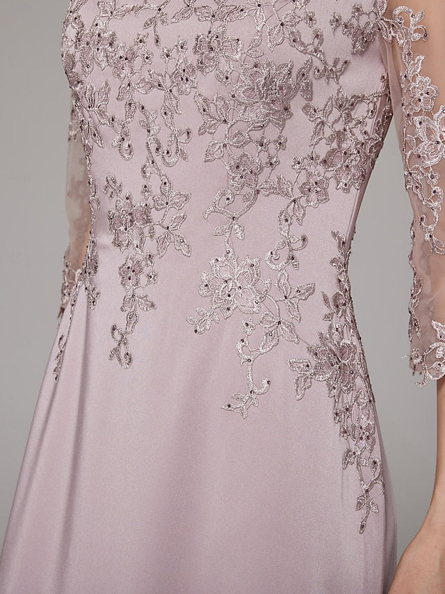 Wedding of Dress the Mother Bride Elegant Sheath Beach
