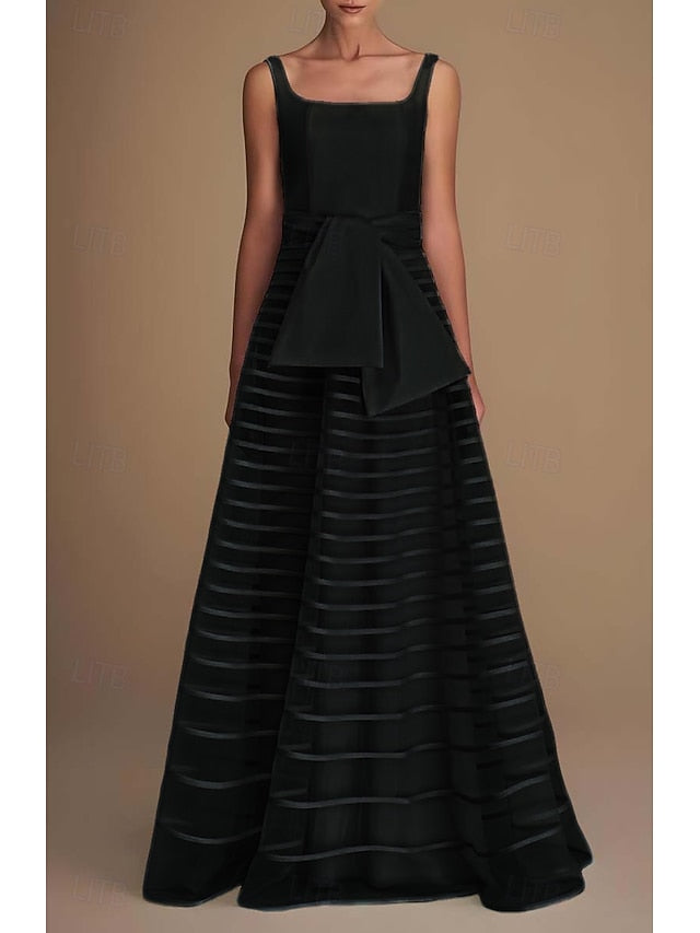 Elegant Performance Evening A-Line Formal Gown Dress Floor