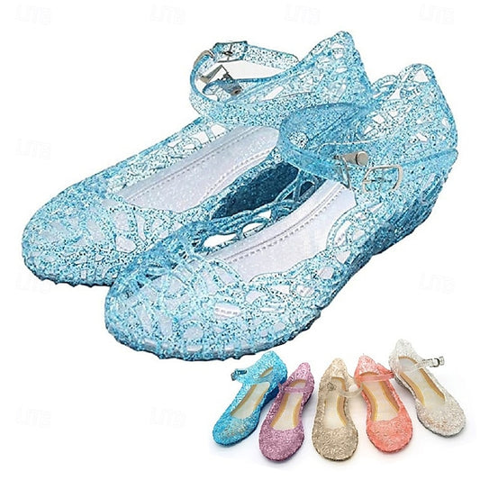 Christmas Shoes Jelly Cinderella Masquerade Elsa Frozen Princess