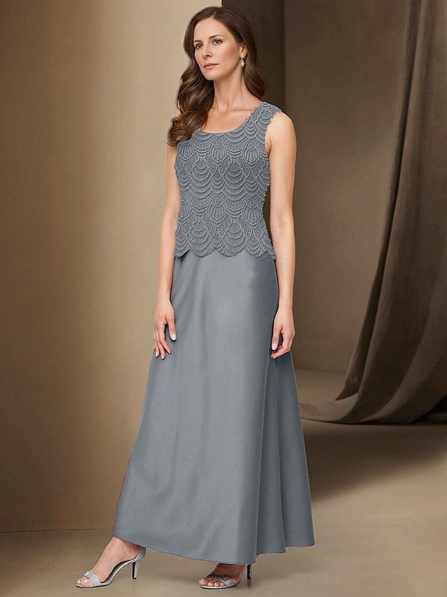 the Mother Dress A-Line of 3 Elegant Casual Piece Simple Bride