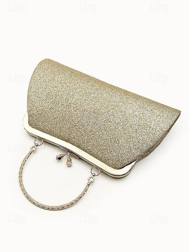 Clutch Purse Evening Glitter Vintage with Women's Pleated