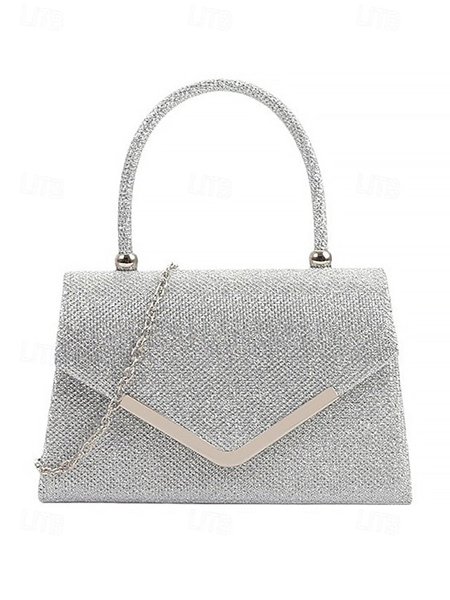 Strap Chain Glitter Evening – Bag with Women's Clutch