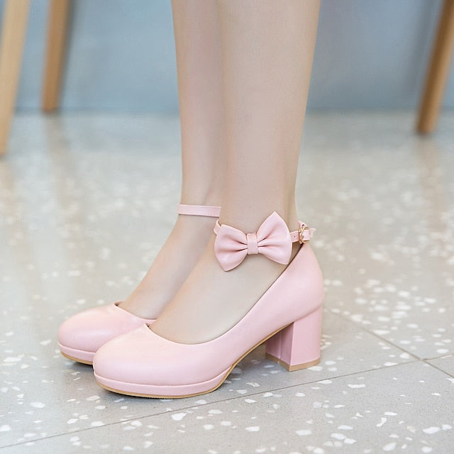 White for Girls' Jane Perfect Weddings - Mary Bow Shoes