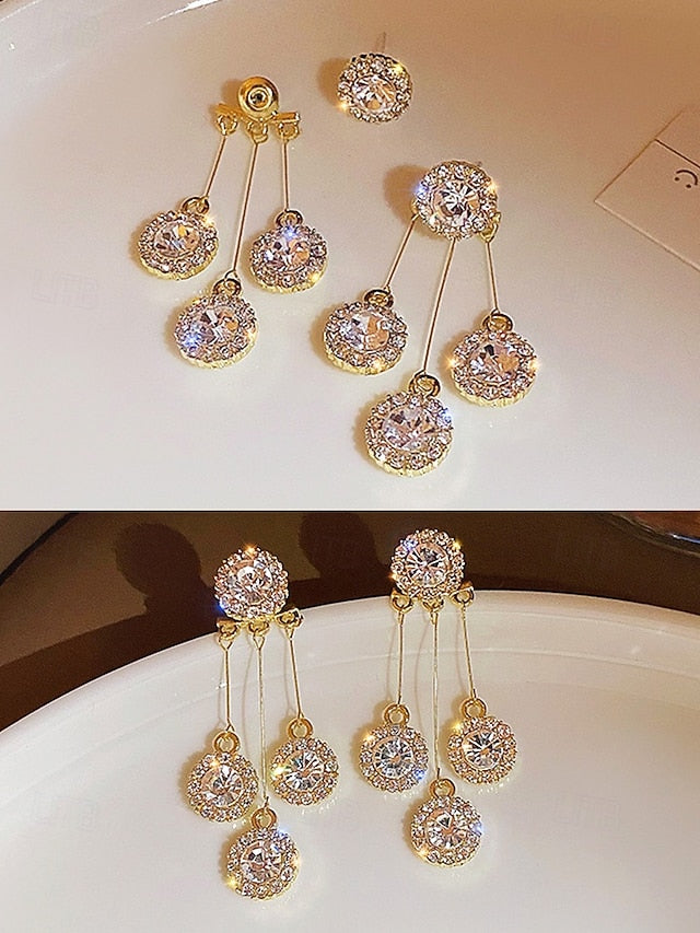 Sparkling Dangle for Women – Earrings Elegant Crystal