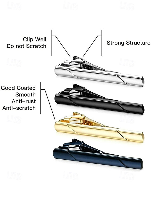 Clip Available Tie Colors Classic - Metal 7 Men's